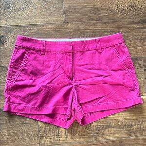 J. Crew Vibrant Pink Women's Shorts 3.5”